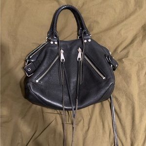 Rebecca Minkoff Black Purse Moto Satchel Crossbody